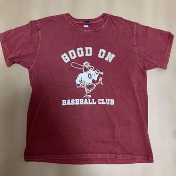 굿온 goodon 티셔츠 XL BASEBALL CLUB S/S
