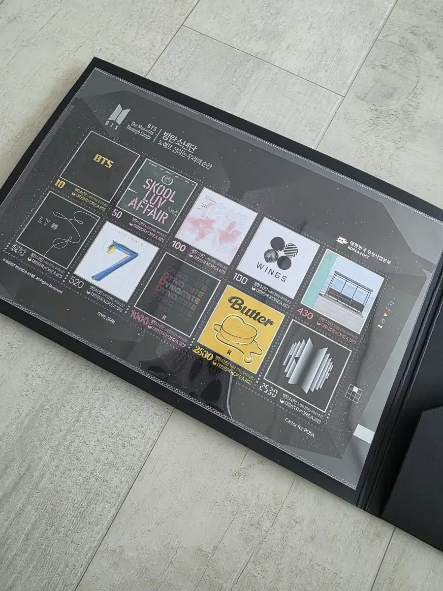 방탄 bts 10주년 기념우표, 포토북