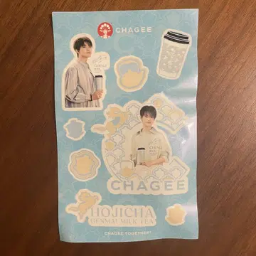 CHAGEE HOJICHA GENMAI MILK TEA 스티커 세트