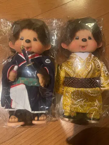 몬치치 기모노 금, 네이비 컬러