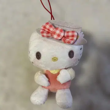 헬로키티 모자 봉제 인형