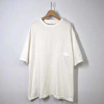 EEL EEL Yururi 티셔츠 1/2 포켓 L 사이즈 화이트