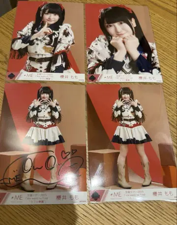 노이미 브로마이드 사쿠라이 모모 웨스턴 의상 컴프