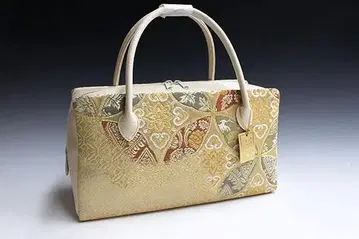 미사용 새상품 교토 니시진 비단 오비 사용 리큐 백 다도구 25062