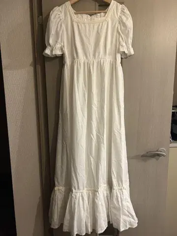 vintage 퍼프 슬리브 원피스