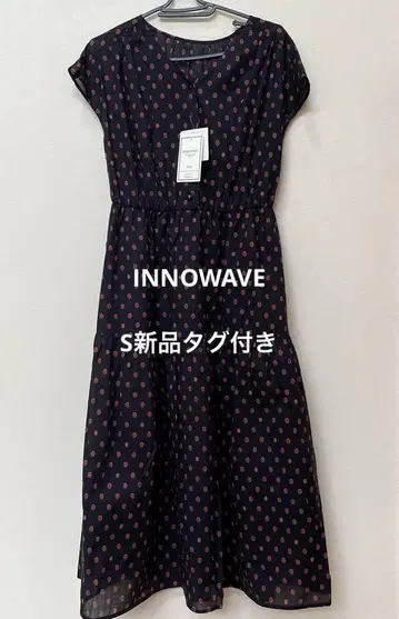 INNOWAVE 프렌치 슬리브 티어드 원피스