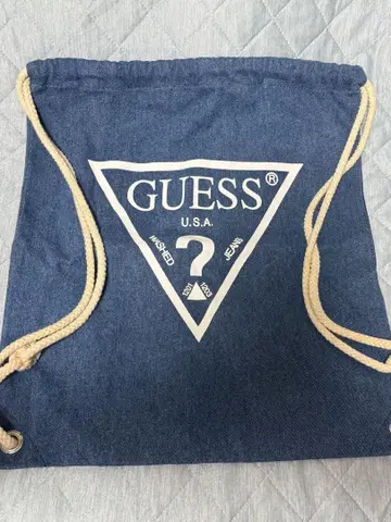 GUESS 데님 토트백