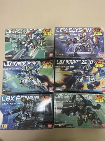 LBX 시리즈 로봇 키트 6개 세트