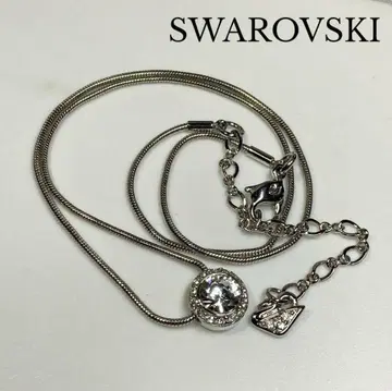 SWAROVSKI 스와로브스키 라운드 브릴리언트 컷 목걸이