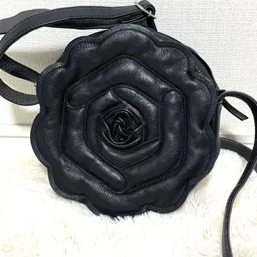 Art Maki 아트 마키 장미 숄더백 블랙 그레이