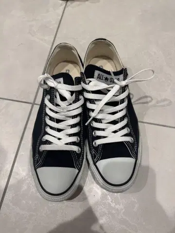 ALL STAR 블랙 로우 컷 스니커즈