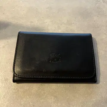일비종떼 블랙 가죽 명함지갑