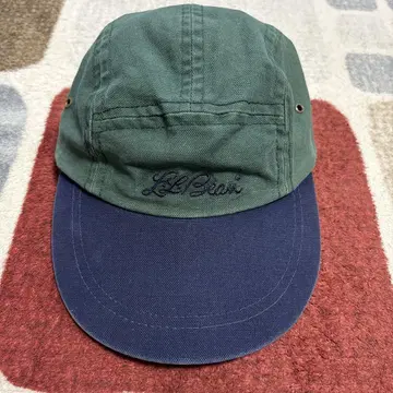 L.L .Bean 5패널 롱 빌 캡 필기체 로고 레어 컬러