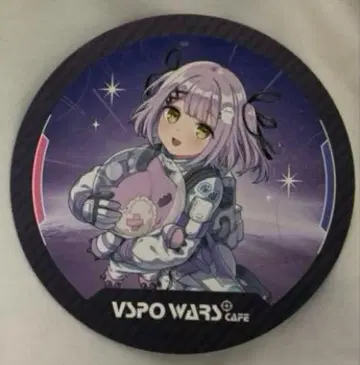 부이스포 vspo wars 콜라보 카페 코스터 보라색 미야 루나 1장