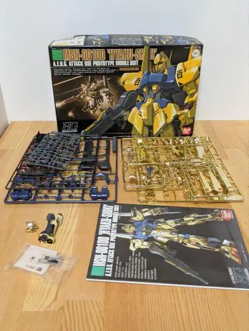 HG 1/144 백식 골드 도금 일부 조립 부품 포함