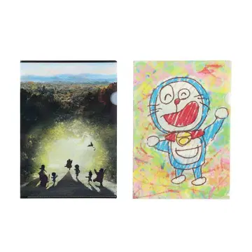 도라에몽 클리어 파일 2장 세트 그림 세계 이야기