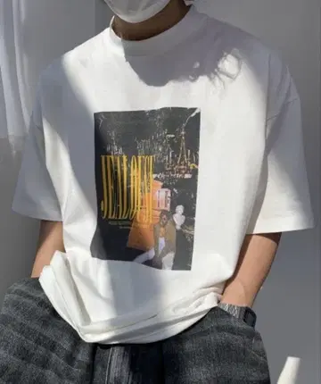 빅 실루엣 빈티지 가공 락 티셔츠 [MASONPRINCE]