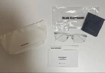BLUE ELEPHANT 무테 안경 실버