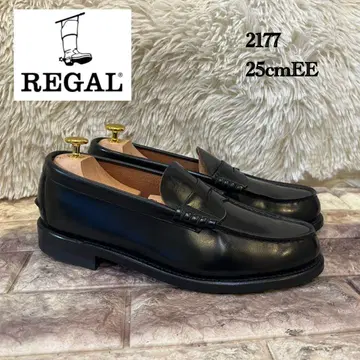 컨디션 최상 리걸 2177 가죽 스테디셀러 코인 로퍼 25cm