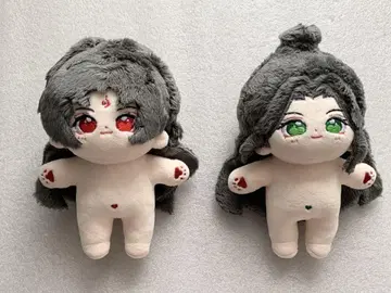인간의 쓰레기 악당 자구 계통 봉제 인형 2개