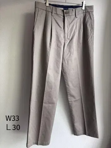 다커스 치노 팬츠 W33 L30 베이지 새상품급