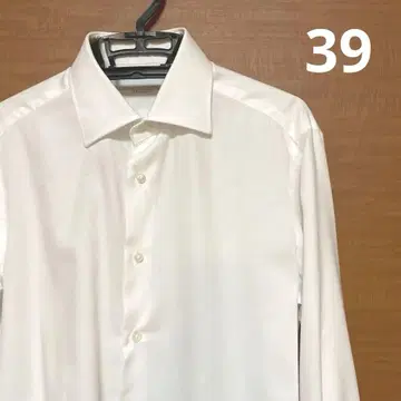 ARCODIO 화이트 긴팔 셔츠 GINO 로얄 옥스퍼드 39