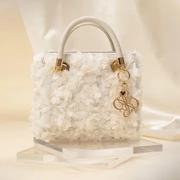 RANDA [LUXURY ITEM] 2WAY 3D 플라워 비쥬 백