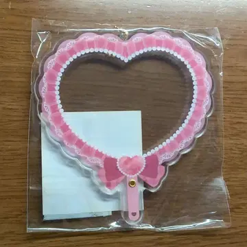 피쿠리아 아크릴 프레임 하트 부채 ver