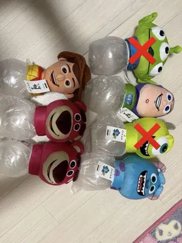 토이스토리 사탕통 봉제 인형 세트