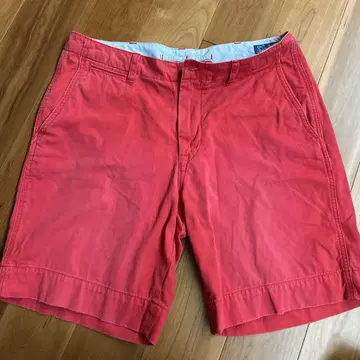 Ralph Lauren 빨간색 숏 팬츠 w34