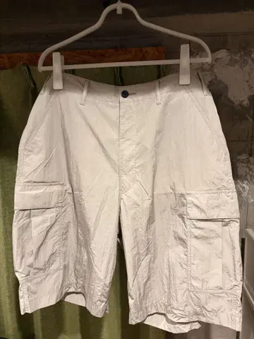 STEVEN ALAN 베이지 나일론 카고 숏 팬츠
