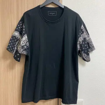 SOPHNET. 반다나 패턴 소매 티셔츠 S