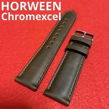 호윈 크롬 엑셀 시계 벨트 밴드 가죽 HORWEEN 22