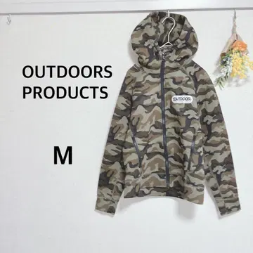 아웃도어 프로덕츠 OUTDOOR PRODUCTS 후드티 카모 패턴 M