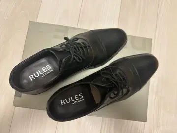 RULES Otsuka 블랙 레이스업 슈즈