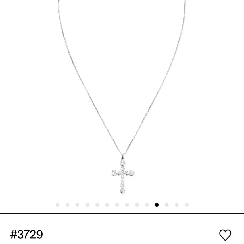 Numbering 3729 Cross Necklace on Bunjang Global Site.