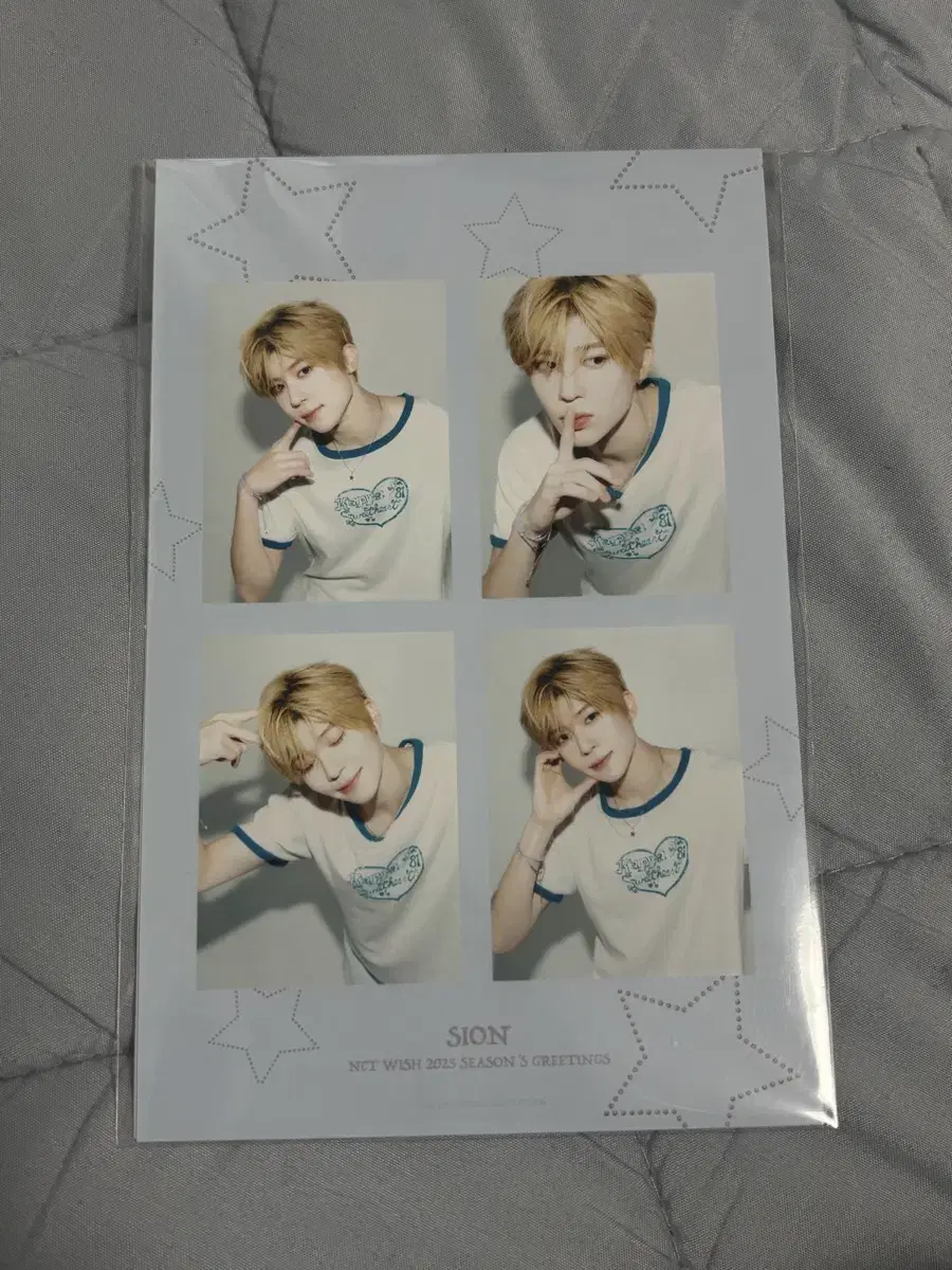 nct wish 엔시티위시 시즌그리팅 시그 엠디 시온 네컷 사진
