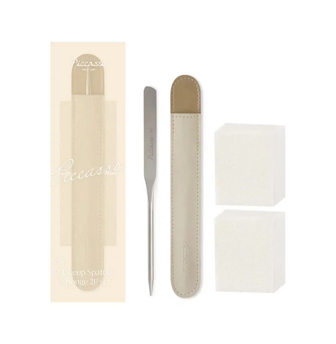 Picasso Makeup Spatula + Sponge Set