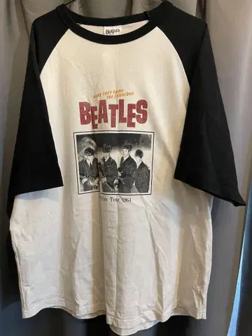 THE BEATLES 미국 투어 1964 티셔츠 L