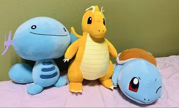 와니코, 리자몽, 꼬부기(제니카메) 봉제 인형 세트