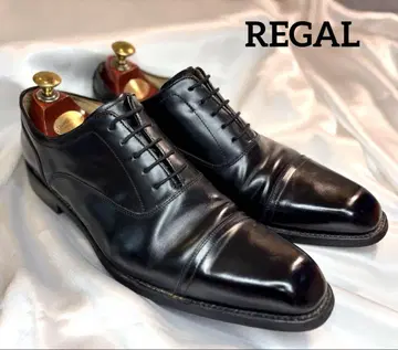 REGAL 스트레이트 팁 27 유리 가죽 블랙