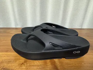 OOFOS 우포스 리커버리 샌들 블랙 EU38 24.0cm