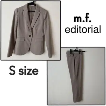 m.f. editorial S 사이즈 베이지 팬츠 셋업