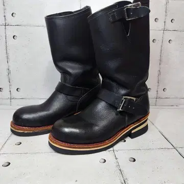시더 크레스트 롱 부츠 엔지니어 부츠 가죽 스틸토 22.5cm