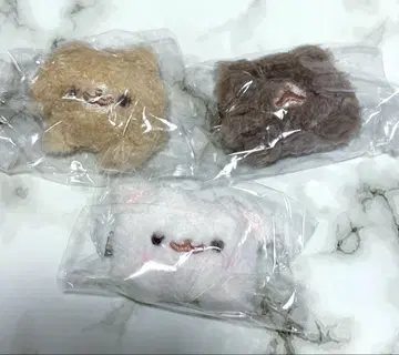 포메라니안 찹쌀 봉제 인형 클립 시라타마 쿠로미츠 키나코