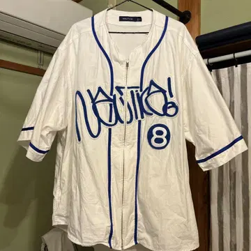 NAUTICA 자수 집업 베이스볼 셔츠 2XL