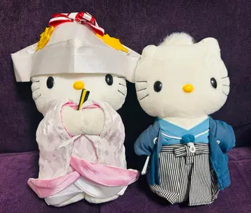 헬로 키티 다니엘 봉제 인형 결혼식 웨딩