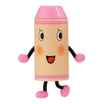 나란히 놓습니다. 크레용의 쿠로군 핑크짱 가챠