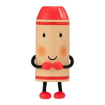 나란히 놓습니다. 크레용의 검은색 아카상 가챠