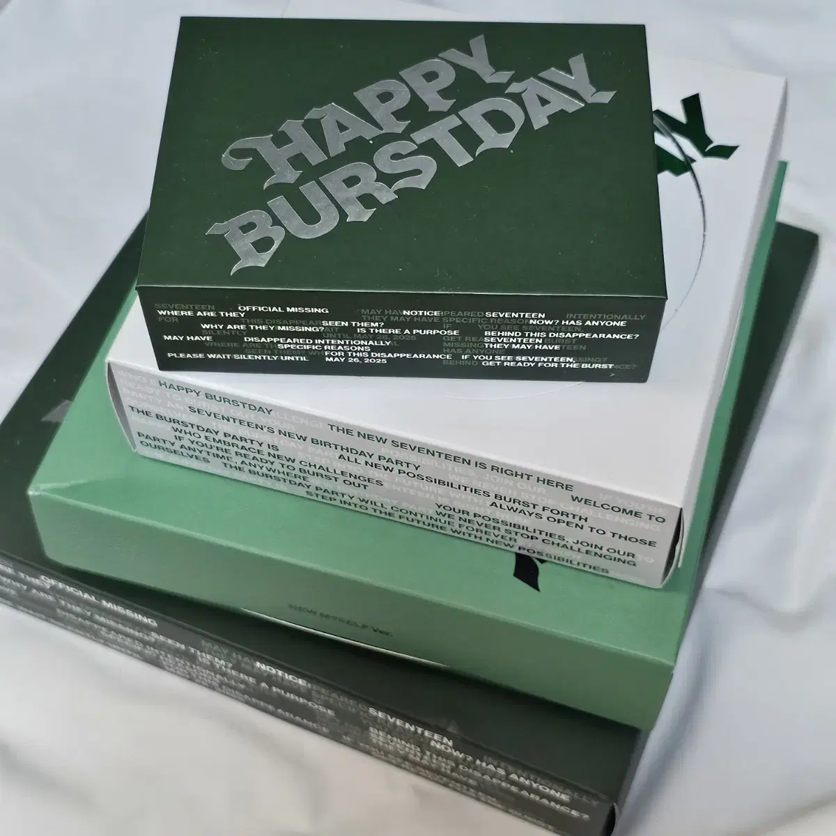 [일반키트일괄]세븐틴 5집 앨범 세트 키트 HAPPY BURSTDAY